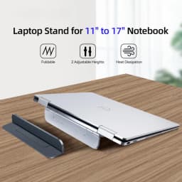 Portable Laptop Stand Adjustable Riser Foldable Notebook Accessories Support for 11/13/17 Inch Macbook ABS Lnvisible Bracket