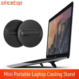 Adjustable Mini Portable Invisible Laptop Stand for NoteBook Universal Desktop Keyboard Holder Cooling Pad Riser for Macbook Air