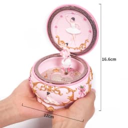 Romance Teenage Ballerina Dancing Girl Music Box Swan Lake Luminous Musical Box Wedding Christmas for Girlfriend Gift Home Decor