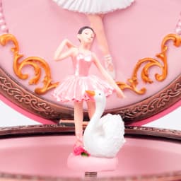 Romance Teenage Ballerina Dancing Girl Music Box Swan Lake Luminous Musical Box Wedding Christmas for Girlfriend Gift Home Decor