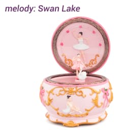 Romance Teenage Ballerina Dancing Girl Music Box Swan Lake Luminous Musical Box Wedding Christmas for Girlfriend Gift Home Decor