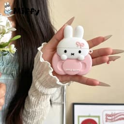 Miffy Earphone Case Miffy Cartoon Silicone AirPods S3/4Pro 2/3 Earphone Case