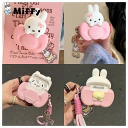 Miffy Earphone Case Miffy Cartoon Silicone AirPods S3/4Pro 2/3 Earphone Case