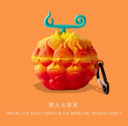 One Piece Devil Fruit For Airpods 4 Case 2024,Anime Silicone Protective Earphone Cover For Airpods Pro 2 Case/Airpods 3 2 1 Case