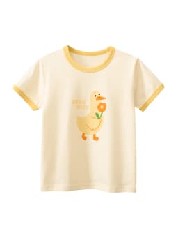 2025 Summer 2-8 Years Kids Girl Shorts Sleeve T-shirts Printed Little Girl Top Baby Girl T Shirts Children Toddler Girl Clothes
