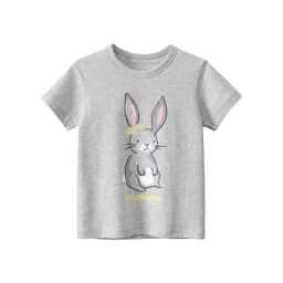 2025 Summer 2-8 Years Kids Girl Shorts Sleeve T-shirts Printed Little Girl Top Baby Girl T Shirts Children Toddler Girl Clothes