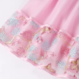 European and American Embroidery Dress Girl's Party Lace Princess Flower Child Net Gauze Pengpeng Dress