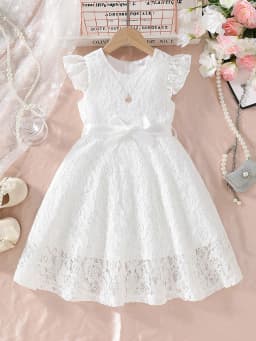 Girls Lace Dress Summer Princess Dresses for Kids Candy Color Teenager Wedding Performance Costume Baby Clothing 1-10T