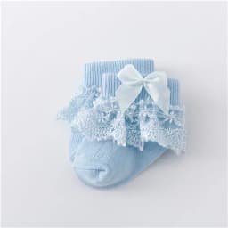 Lawadka 0-24Month Newborn Baby Socks For Girls Cotton Lace Infant Girls Sock Princess Bow Toddler Baby Girls Socks Spring 2024