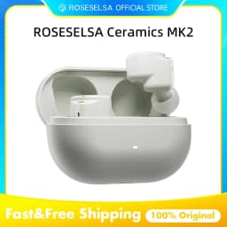 CERAMICS MK2 TWS Earbuds, 40dB ANC, Bluetooth 6.0, Hi-Res LDAC, IPX4 Sweatproof, 45H Playtime, HD Mics, Game Mode, Dual Connect