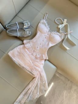 Japanese Pink Sweet Kawaii Lolita Elegant 2 Piece Sets Women Preppy Style Design Mini Skirt Suit Female Princess Chic Outfits