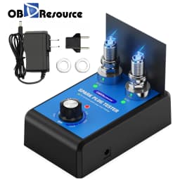 Car Spark Plug Tester 110V 220V Ignition System Tester Double Hole Spark Plug Analyzer 0-6000rpm Automoivo Detector Scanner
