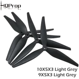 10Pair HQProp Prop 10X5X3 10X5.5X3 9X5X3 1050 1055 9050 10inch 3 Blades Black Carbon Reinforced Nylon Propeller for RC FPV Parts