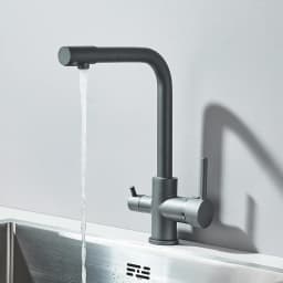 Rozin Chrome Brass Purified Water Kitchen Faucet Mixer Tap and Pure Water Filter Faucet Deck Mounted Dual Handles Hot Cold Taps