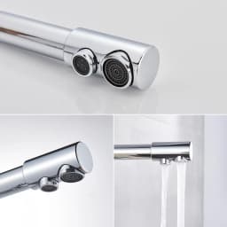 Rozin Chrome Brass Purified Water Kitchen Faucet Mixer Tap and Pure Water Filter Faucet Deck Mounted Dual Handles Hot Cold Taps