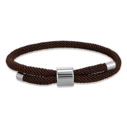 MKENDN Minimalist Stainless Steel Bracelet Men Women Handmade Adjustable Size Rope Couple Bracelets Summer Beach Jewelry Gift