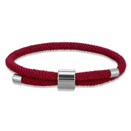 MKENDN Minimalist Stainless Steel Bracelet Men Women Handmade Adjustable Size Rope Couple Bracelets Summer Beach Jewelry Gift