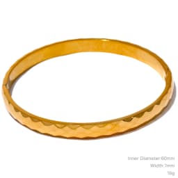 Yhpup 60mm 316l Stainless Steel Round Texture Bracelet Bangle Gold Silver Color Metal Waterproof Wrist Jewelry Bijoux Gift