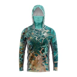 Mens Outdoor Long Sleeve Fishing Clothes UV Clothing Hooded Coat Sunscreen Breathable Anti Mosquito Dry Thin Fishing Shirt