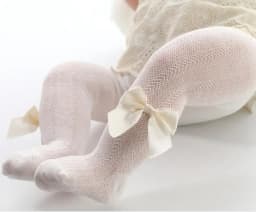 Summer New Baby Girl Pantyhose Mesh Kids Tight Bow Children's Pantyhose Thin Princess Girl's Bottom Pantyhose Tights