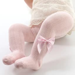 Summer New Baby Girl Pantyhose Mesh Kids Tight Bow Children's Pantyhose Thin Princess Girl's Bottom Pantyhose Tights