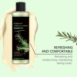 Rosemary Natural Shampoo Hair Thickness Loss Deep Nourishing Scalp Care Strengthen Repair Damaged Oil Control For Men Women