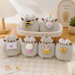 Pusheen Cat Ornament Pusheen Pillow Decoration Anime Cat Accessories Sofa Cushion Home Decor Pusheen Cat Fans Birthday Gifts