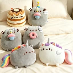 Pusheen Cat Ornament Pusheen Pillow Decoration Anime Cat Accessories Sofa Cushion Home Decor Pusheen Cat Fans Birthday Gifts