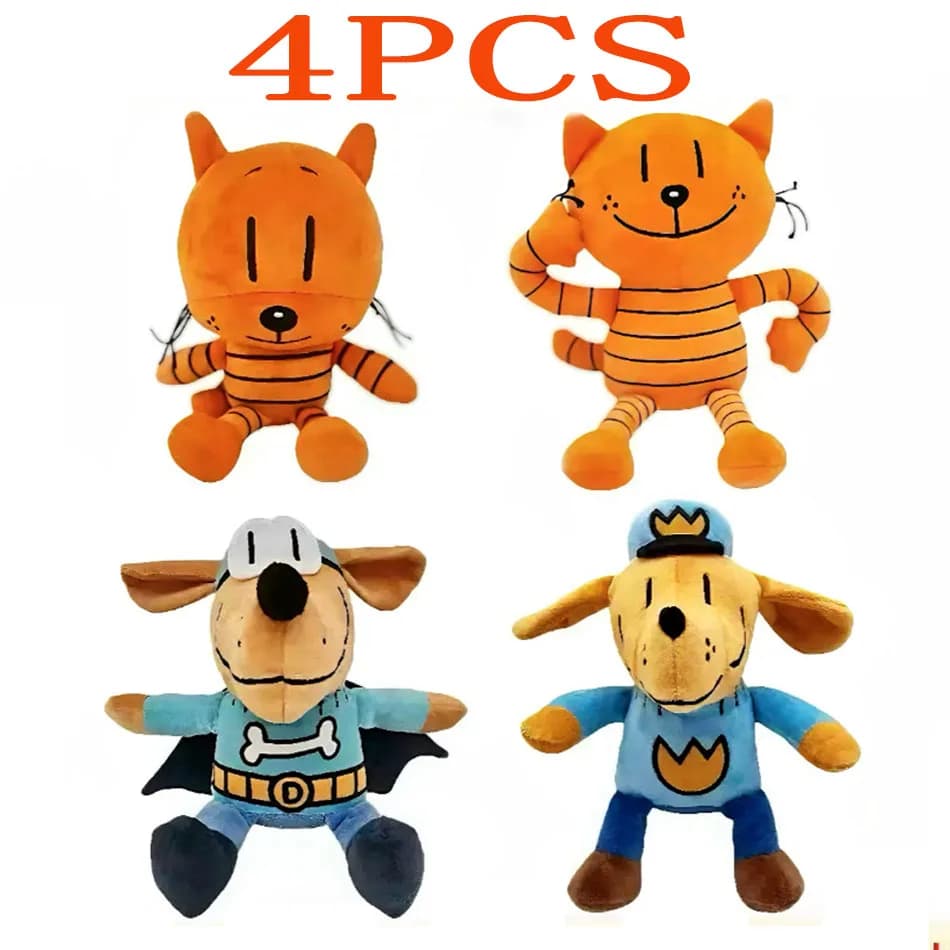 2026 Anime Kawaii Dog Man Plush Toys Doll Dogman Plush Soft Stuffed Cartoon Animals Toys Gifts for Children Christmas Birthday