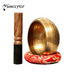 Miwayer Sing Bowl Nepal handmade Tibet Buddha sound bowl Music Yoga Copper Sound Therapy Religious Supplies Tibetan Singing