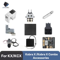 ANYCUBIC Kobra X Kobra X Combo Accessories Printhead Pei Plate Mainboard 0.25/0.4/0.6/0.8mm Nozzle Filament Hub Hotbed Assemby