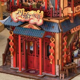 In Stock Official Genuine Tongcheer Sichuan Chongqing Flavor Hot Pot Home Desktop Decoration DIY Wooden Model Birthday Gift