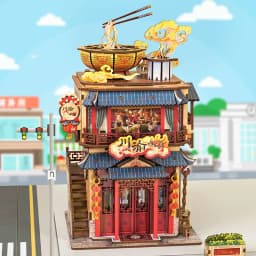 In Stock Official Genuine Tongcheer Sichuan Chongqing Flavor Hot Pot Home Desktop Decoration DIY Wooden Model Birthday Gift