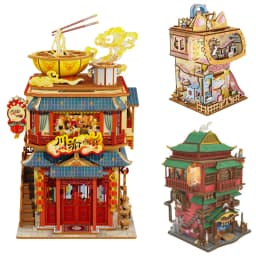In Stock Official Genuine Tongcheer Sichuan Chongqing Flavor Hot Pot Home Desktop Decoration DIY Wooden Model Birthday Gift