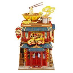 In Stock Official Genuine Tongcheer Sichuan Chongqing Flavor Hot Pot Home Desktop Decoration DIY Wooden Model Birthday Gift