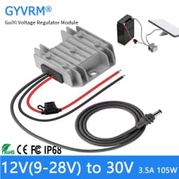 Starlink Mini 12V Adapter DC Step Up Converter with Starlink Mini Power Cord 9-28V Input 30V 3.5A Output for Starlink Mini Power