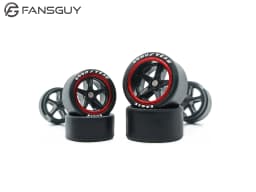 FANSGUY Adult Model Wheels 1Set 1/64 Alloy Car Staggered Front Small Rear Large Wheel 11.2mm+13mm BMS-F/FP Serie