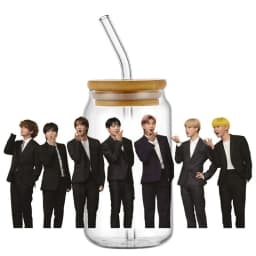 Popular Korean oppa groups easy peel waterproof Party DIY Decals 3D transfers uvdtf tumbler stickers 16oz uv dtf cup wraps