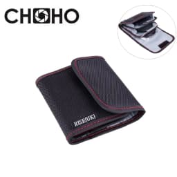 Filter bag Foldable 3 4 piece set lens filter Storage woven filter Case Chip 48mm 52mm 67mm 77mm 82mm For Sony Canon Nikon DSLR