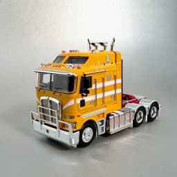 New IN STOCK MJ 1:64 Miniatue Kenworth K200 Alloy Diecast Model Car Toy Australian Heavy Truck Tractor Head Trailer Model Car