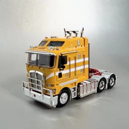 New IN STOCK MJ 1:64 Miniatue Kenworth K200 Alloy Diecast Model Car Toy Australian Heavy Truck Tractor Head Trailer Model Car