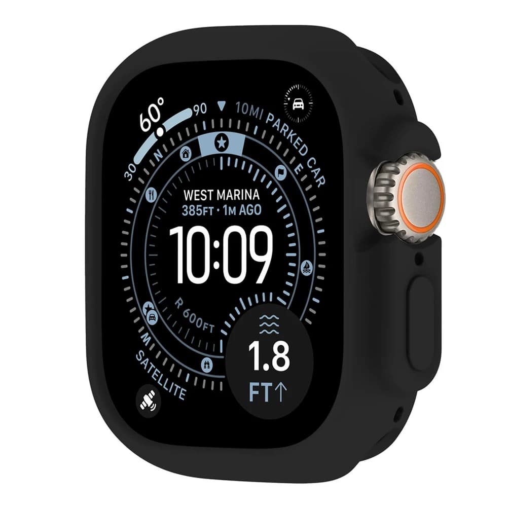 Cover for Apple Watch Ultra2 3 49mm Case All-Round Shockproof TPU Protective Silicone Bumper Scratch-Resistant iwatch ultra 3 49