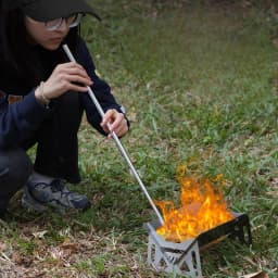 Outdoor Camping Blow Fire Tube Blowpipe Collapsible Tiny Beach Garden Tool Picnic Camping Equipment Blowing Fire Stick