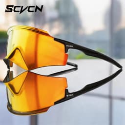 2026 SCVCN Men's Cycling Glasses Outdoor Sports Runing Sunglasses Women MTB Bike Goggles Road Riding Fishing Hiking Eyewear