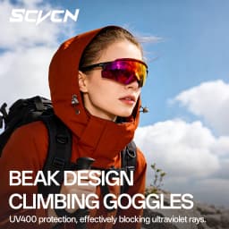 2026 SCVCN Men's Cycling Glasses Outdoor Sports Runing Sunglasses Women MTB Bike Goggles Road Riding Fishing Hiking Eyewear