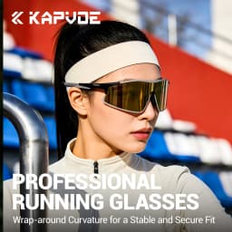 KAPVOE New Photochromic Running Sunglasses Marathon Night Riding MTB Bike Bicycle Outdoor Sport Hiking Glasses Eyewear Equipment