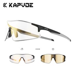 KAPVOE New Photochromic Running Sunglasses Marathon Night Riding MTB Bike Bicycle Outdoor Sport Hiking Glasses Eyewear Equipment