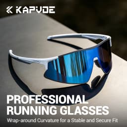 KAPVOE New Photochromic Running Sunglasses Marathon Night Riding MTB Bike Bicycle Outdoor Sport Hiking Glasses Eyewear Equipment