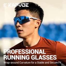 KAPVOE New Photochromic Running Sunglasses Marathon Night Riding MTB Bike Bicycle Outdoor Sport Hiking Glasses Eyewear Equipment