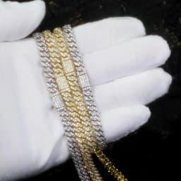 6mm Cuban Chain Women Bracelet Real Gold Plated Hip Hop Rock Street Jewelry Iced Out Cuban Bracelet Charms Birthday Gift